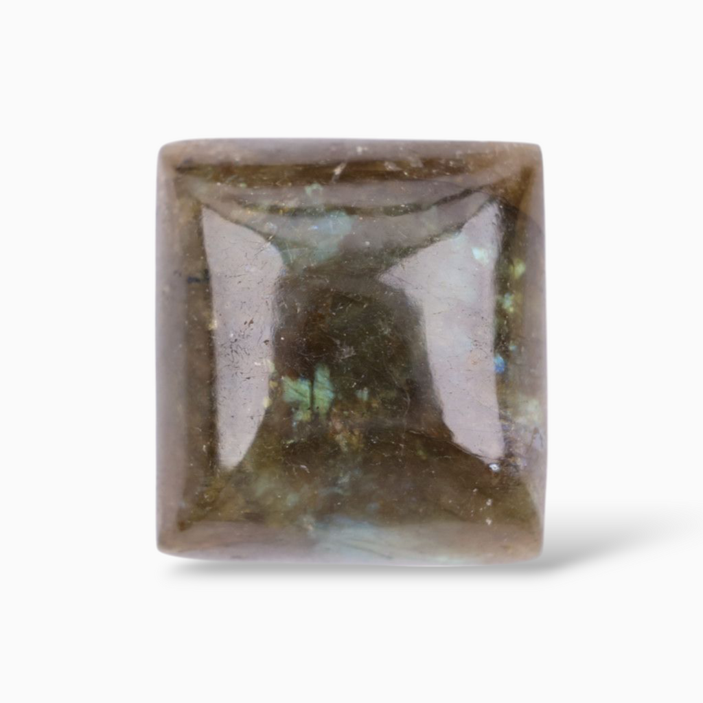 Labradorite Crystal For Sale Princess Cut Shape 66.82 Carats 24.5x26.8mm