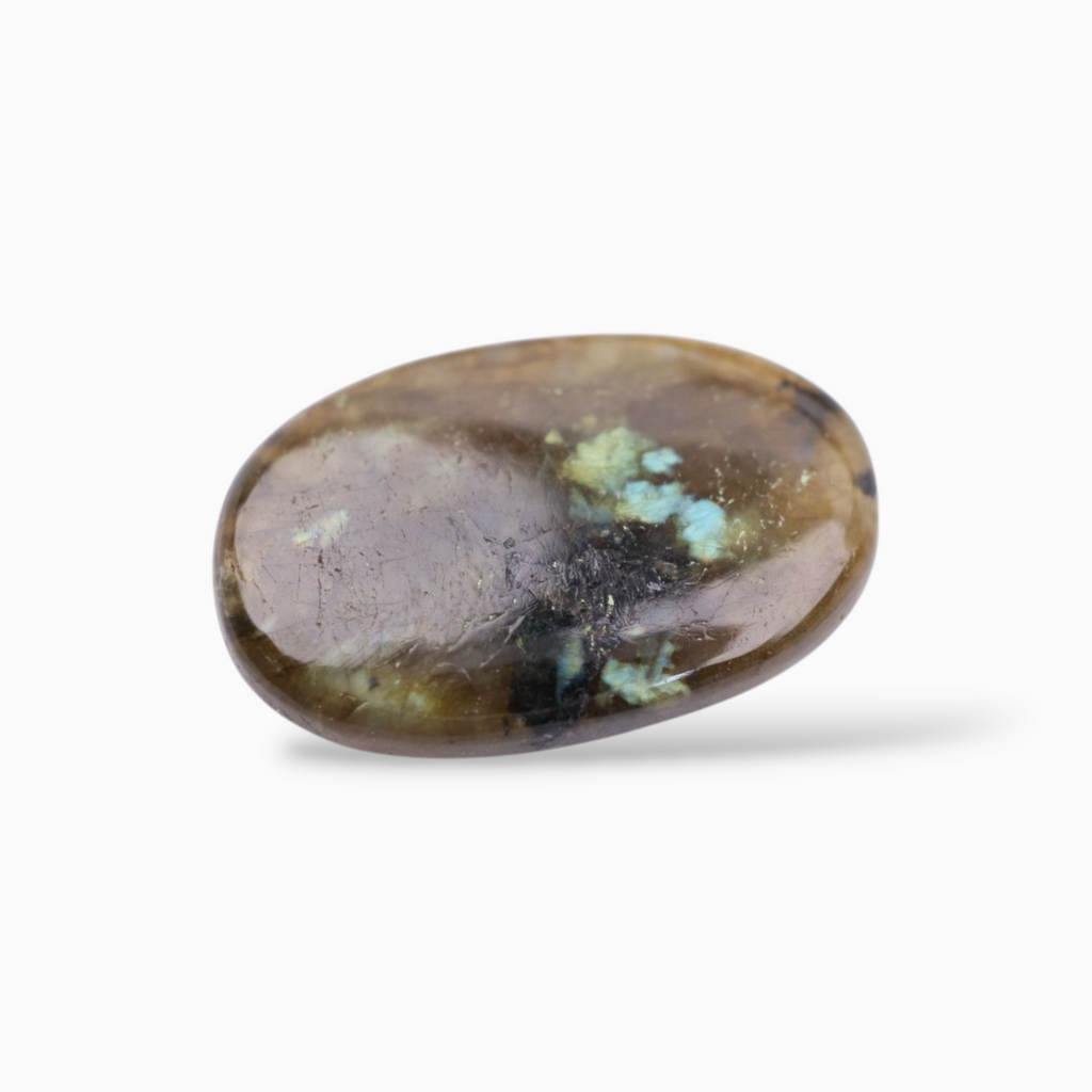 Natural Labradorite Crystal For Sale Oval Cabochon Shape 30.10 Carats 30x19.8mm