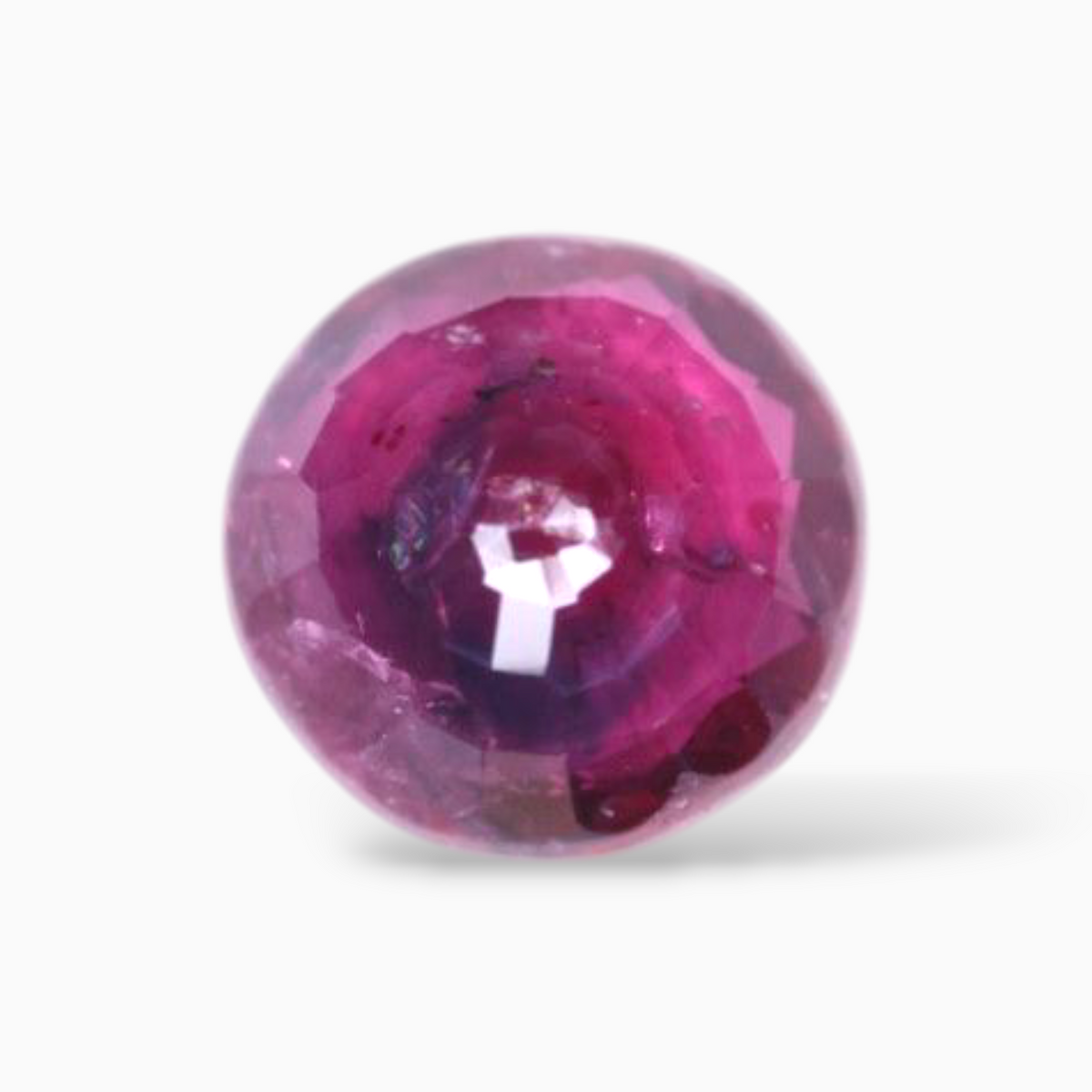 Natural Ruby Stone 0.85 Carats Round Shape 6mm