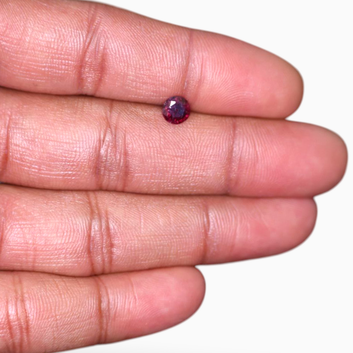 Natural Ruby Stone 0.85 Carats Round Shape 6mm