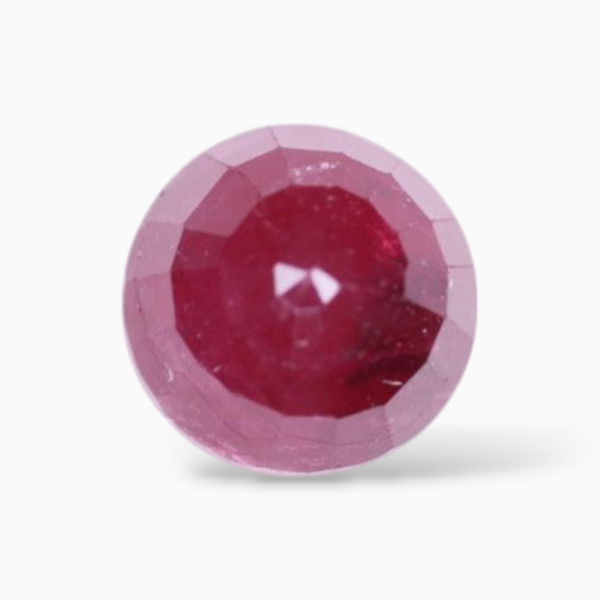 Natural Ruby Stone 1.02 Carats Round Shape 5.6mm