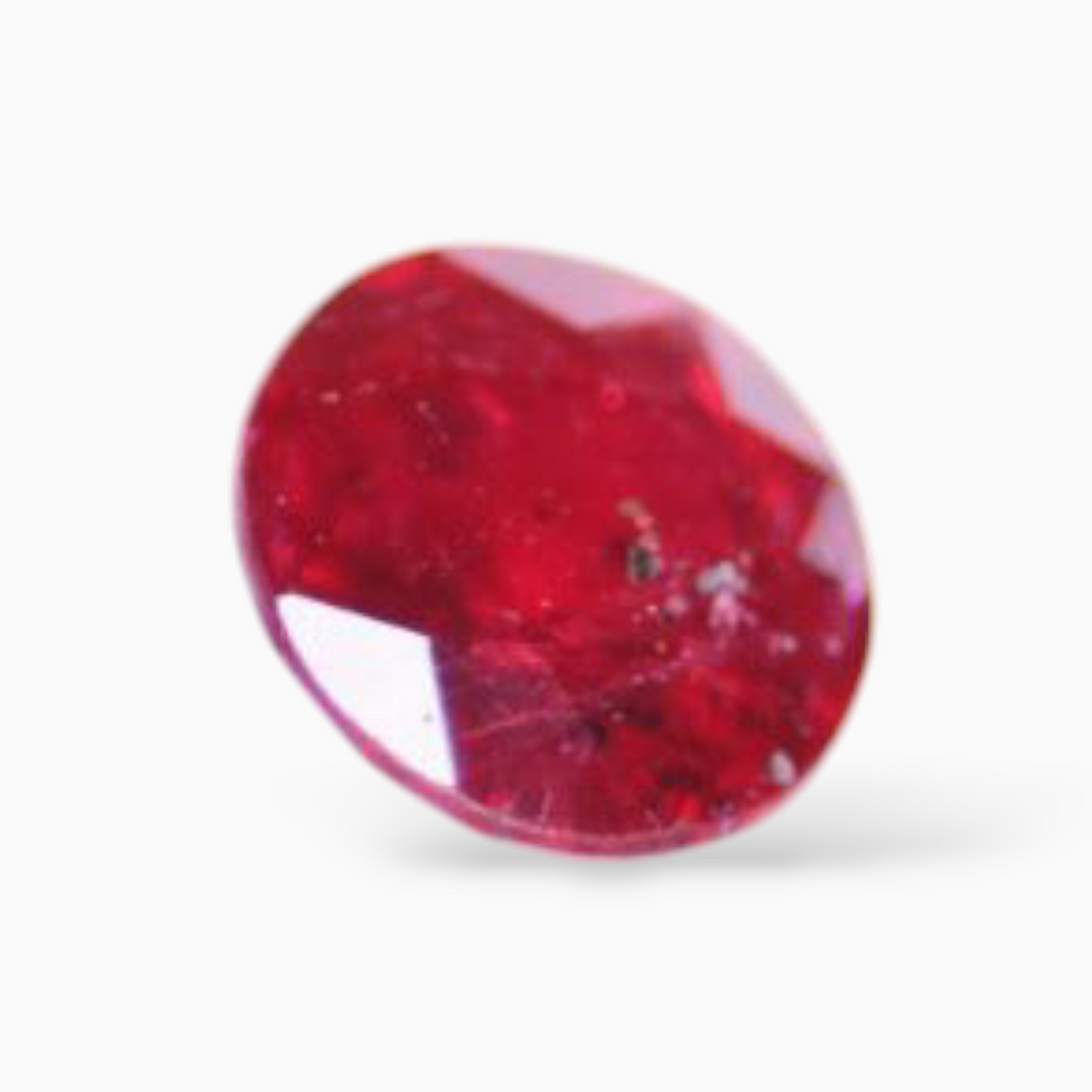 Natural Ruby Stone 0.47 Carats Round Shape 4.7mm