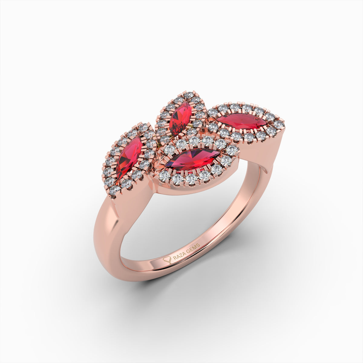 Natural Ruby Ring in Gold - Ainhoa