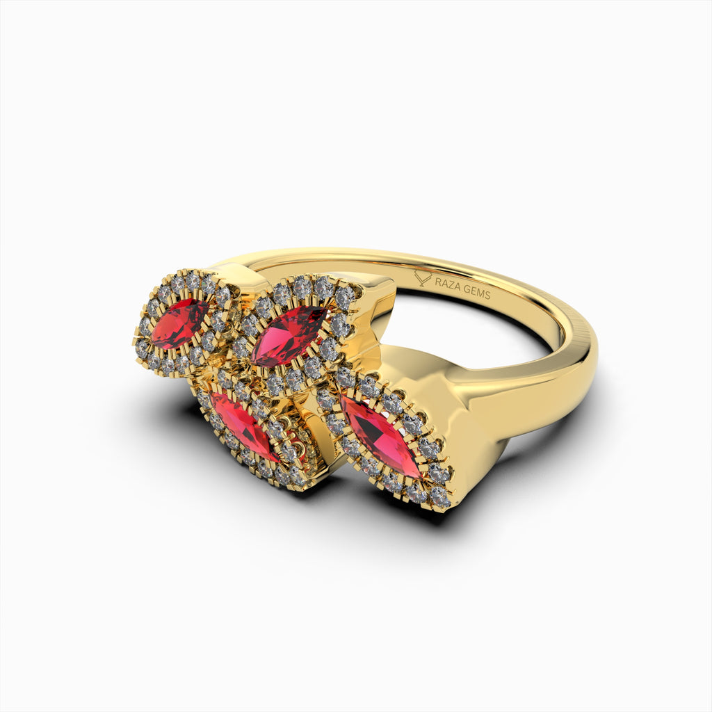 Natural Ruby Ring in Gold - Ainhoa