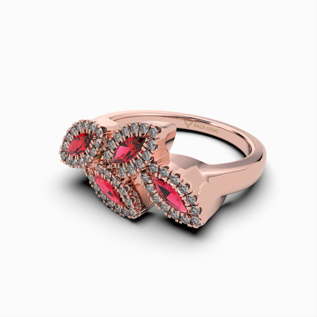 Natural Ruby Ring in Gold - Ainhoa