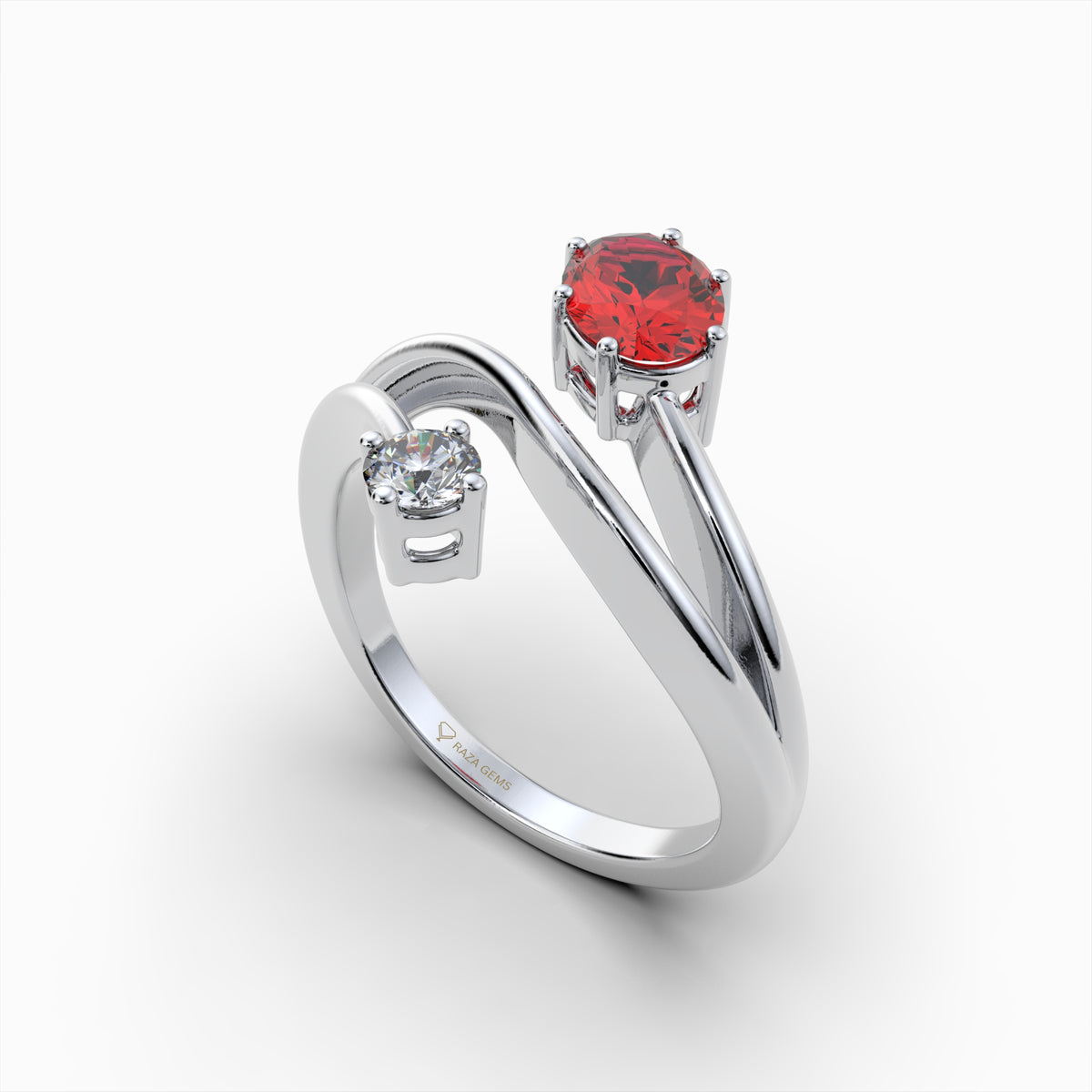 Natural Ruby Ring in Gold - Neriah
