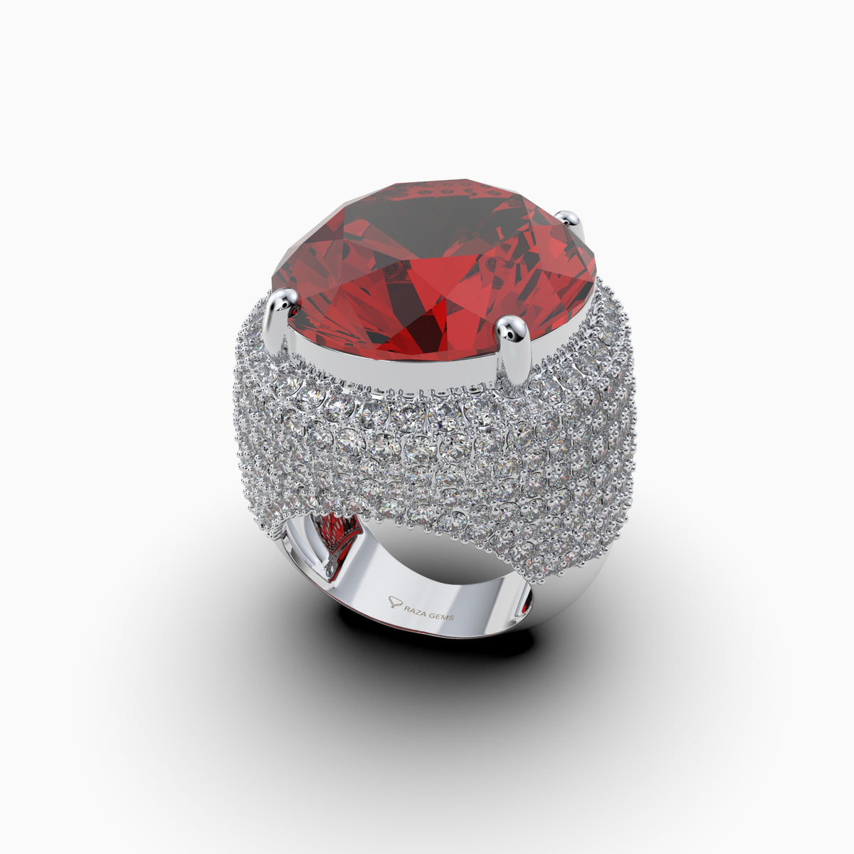 Ruby Ring in Gold - Maleah