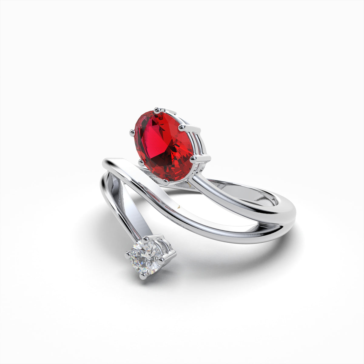 Natural Ruby Ring in Gold - Neriah