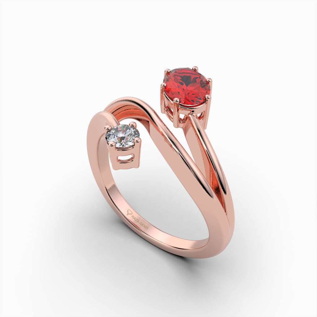 Natural Ruby Ring in Gold - Neriah