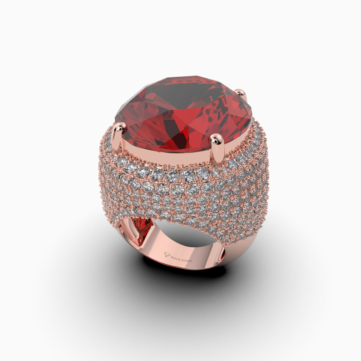Ruby Ring in Gold - Maleah