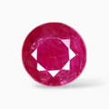 Natural Ruby Stone 0.96 Carats Round Shape 5.8mm