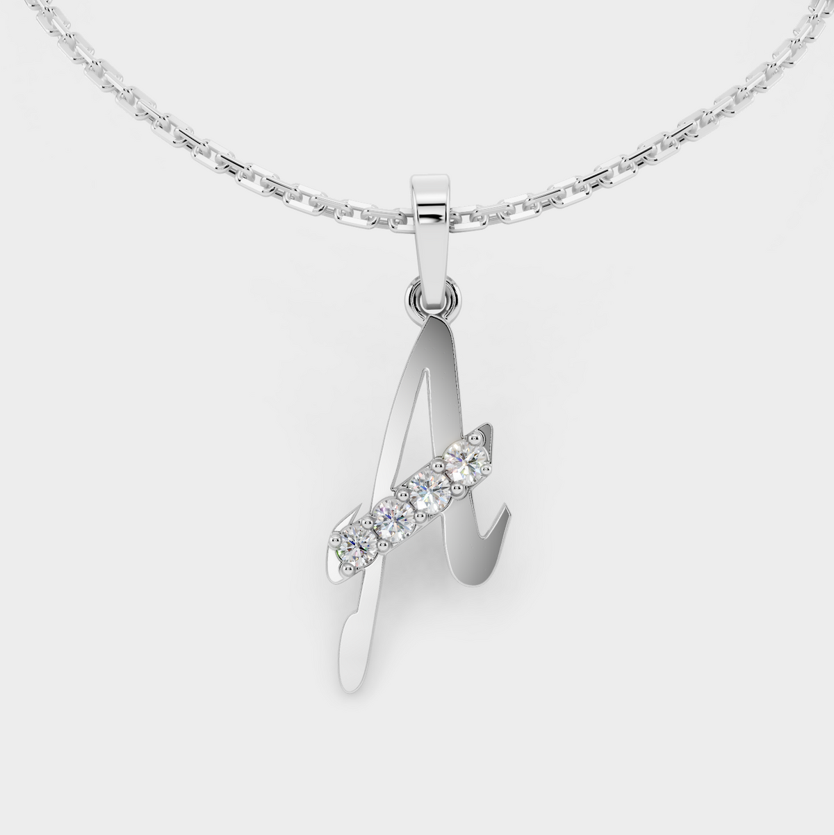 Necklace A initial (Gold)