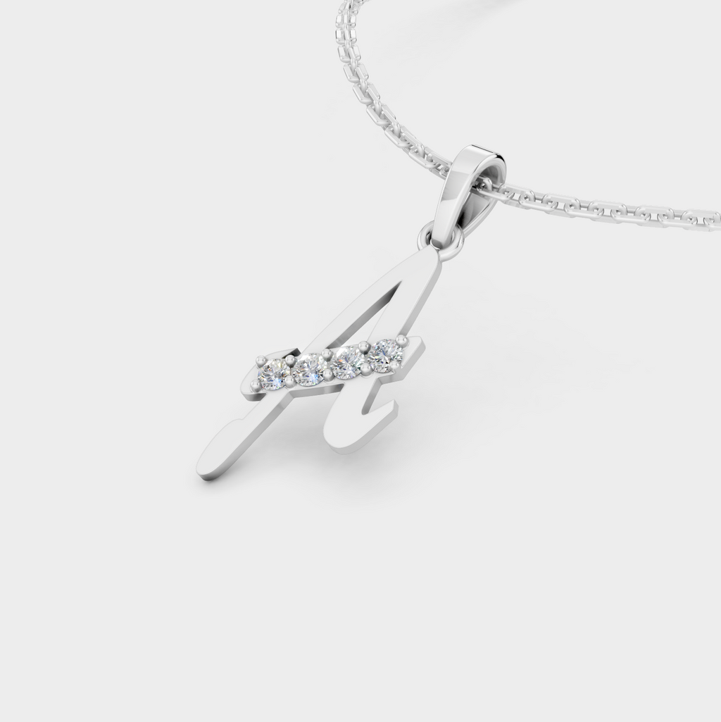 Necklace A initial (Gold)