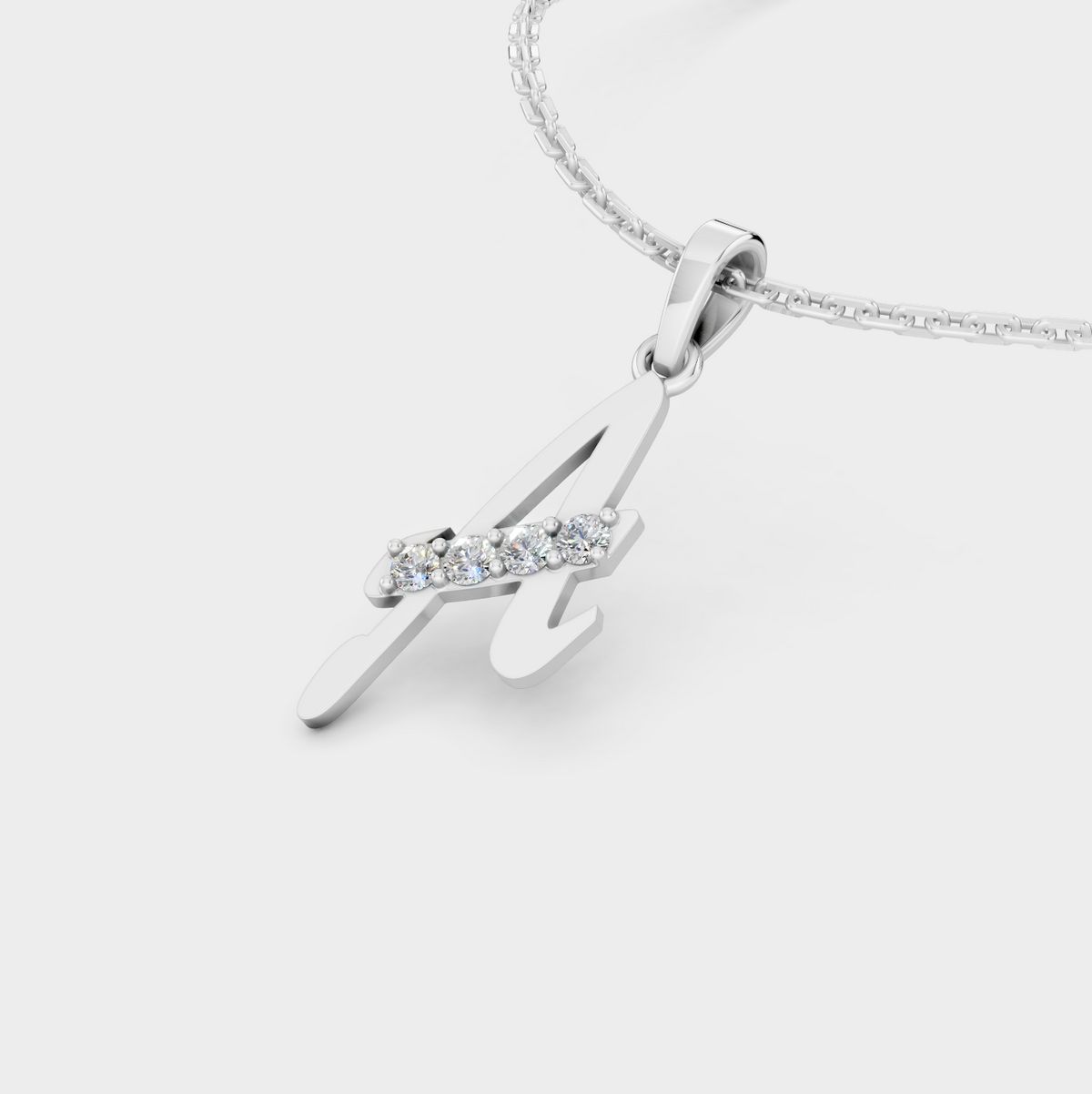 Necklace A initial (Gold)
