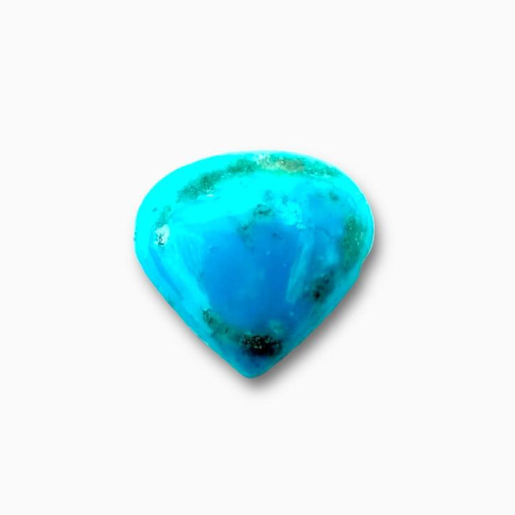 Natural Iran Turquoise 37.40 Carats Pear Cabochon Shape (26X27 mm )