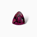 Natural Rhodolite Garnet Stone 2.70 Carats Trilliant Cut 8.5 x 9.5 mm