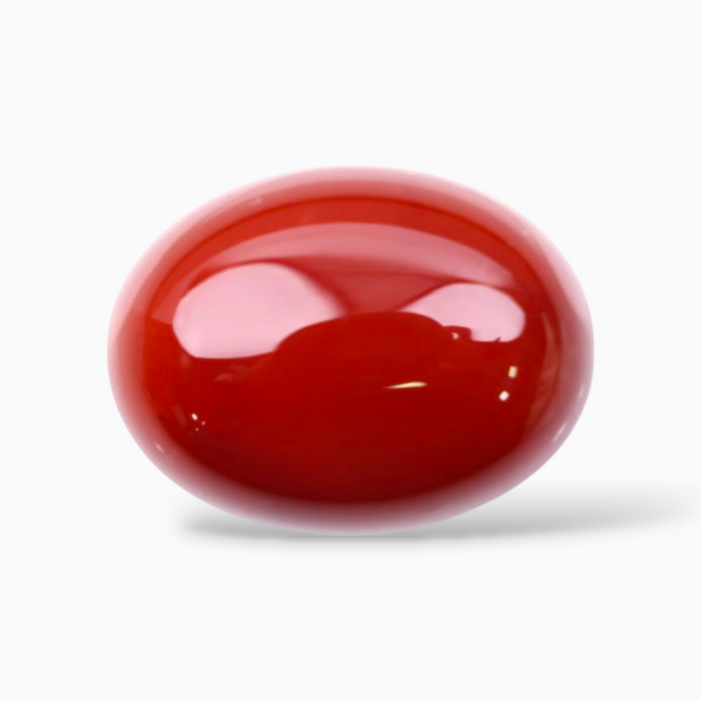 Natural Orange Agate (Aqeeq Stone)  6.40 Carats 14X10mm