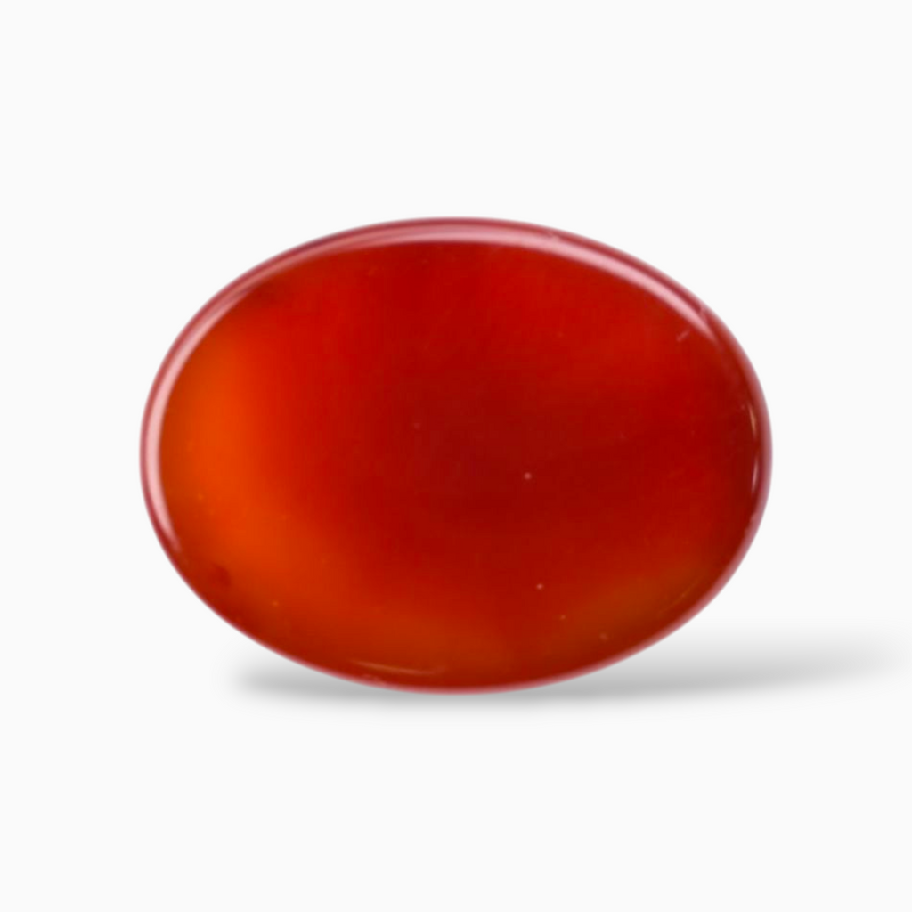 Natural Orange Agate (Aqeeq Stone)  6.40 Carats 14X10mm