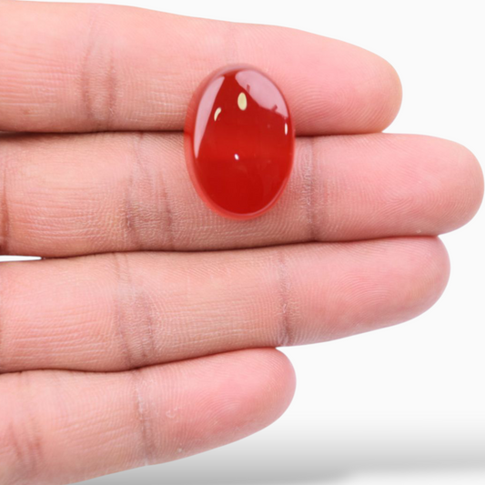 Natural Orange  Agate (Aqeeq Stone) 6.54 Carats 14X10mm