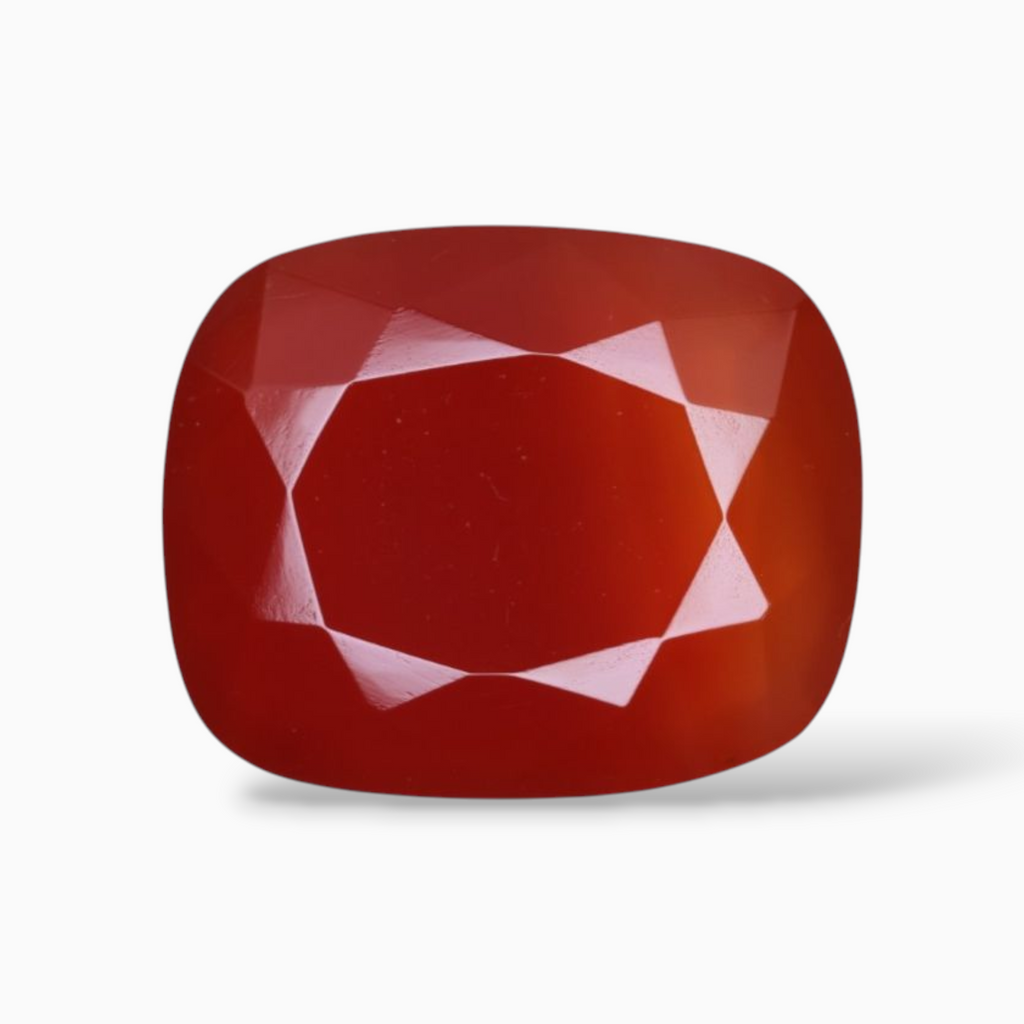 Natural Agate Aqeeq Stone 5.60 Carats Cushion Cut Shape ( 13x10.5 mm )