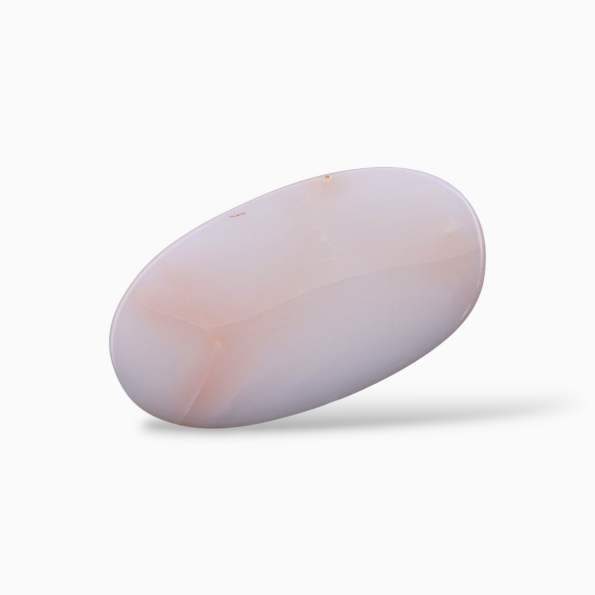 Buy Natural Pink Coral Stone For Sale 14.59 Carats In Oval Cabochon Shape 22.3x12.3mm Size