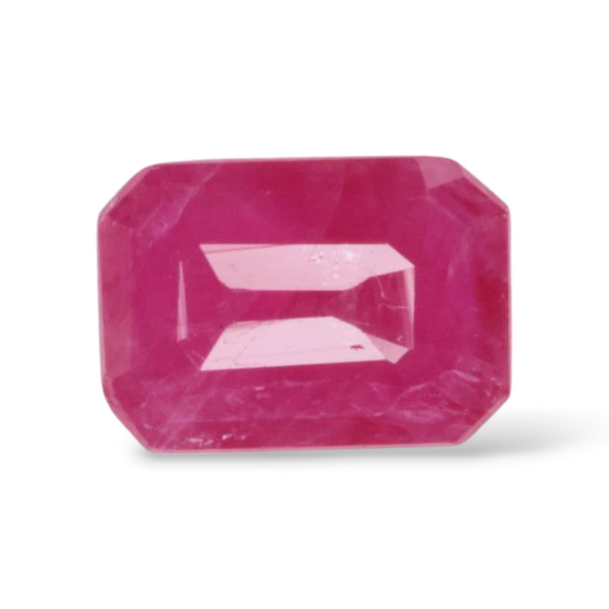 Buy Original Manik Ruby Gemstone In Octagon Cut Shape 1.02 Carats 7x5mm Size