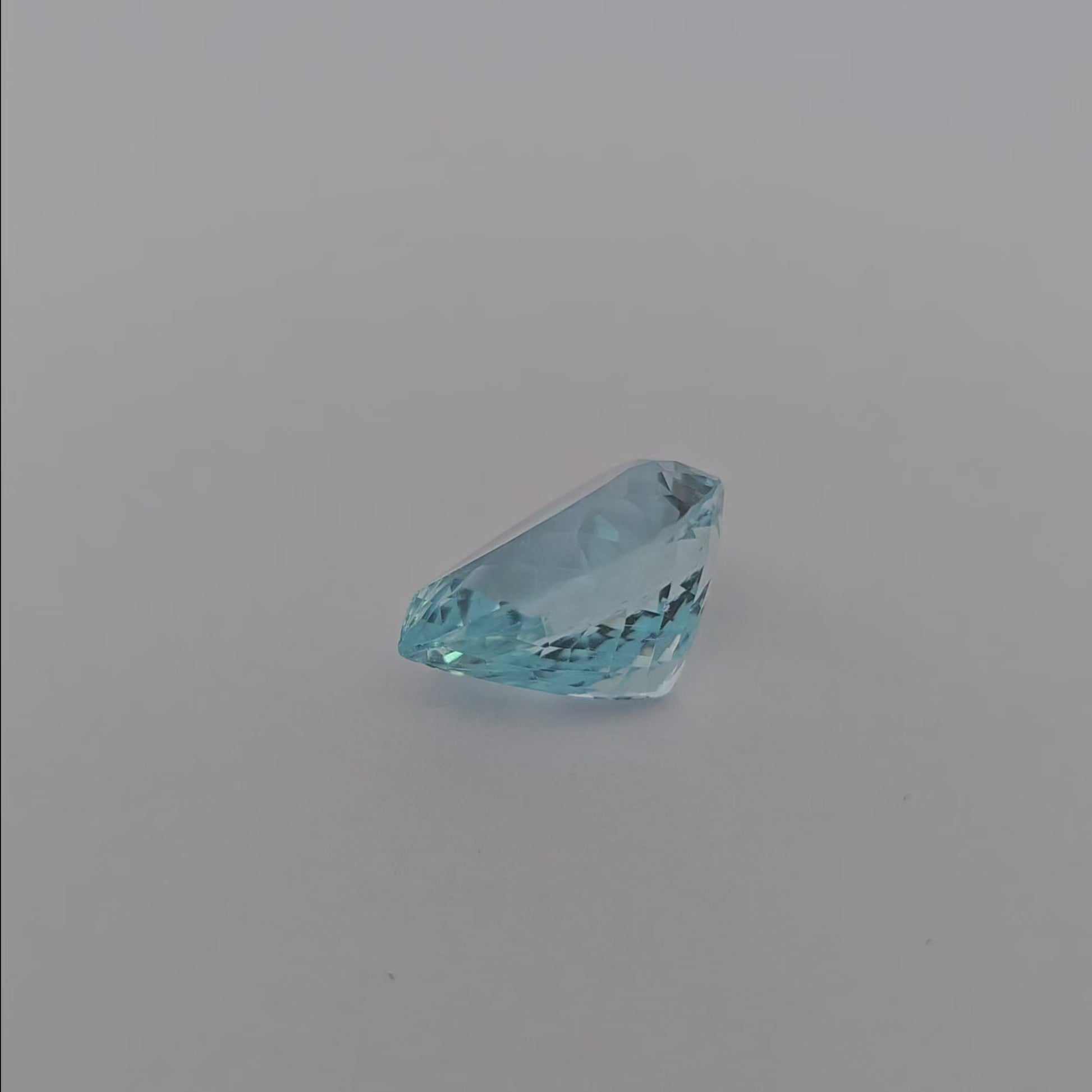 Natural Aquamarine Stone 8.81 Carats Pear Shape 15.5 x 12 mm