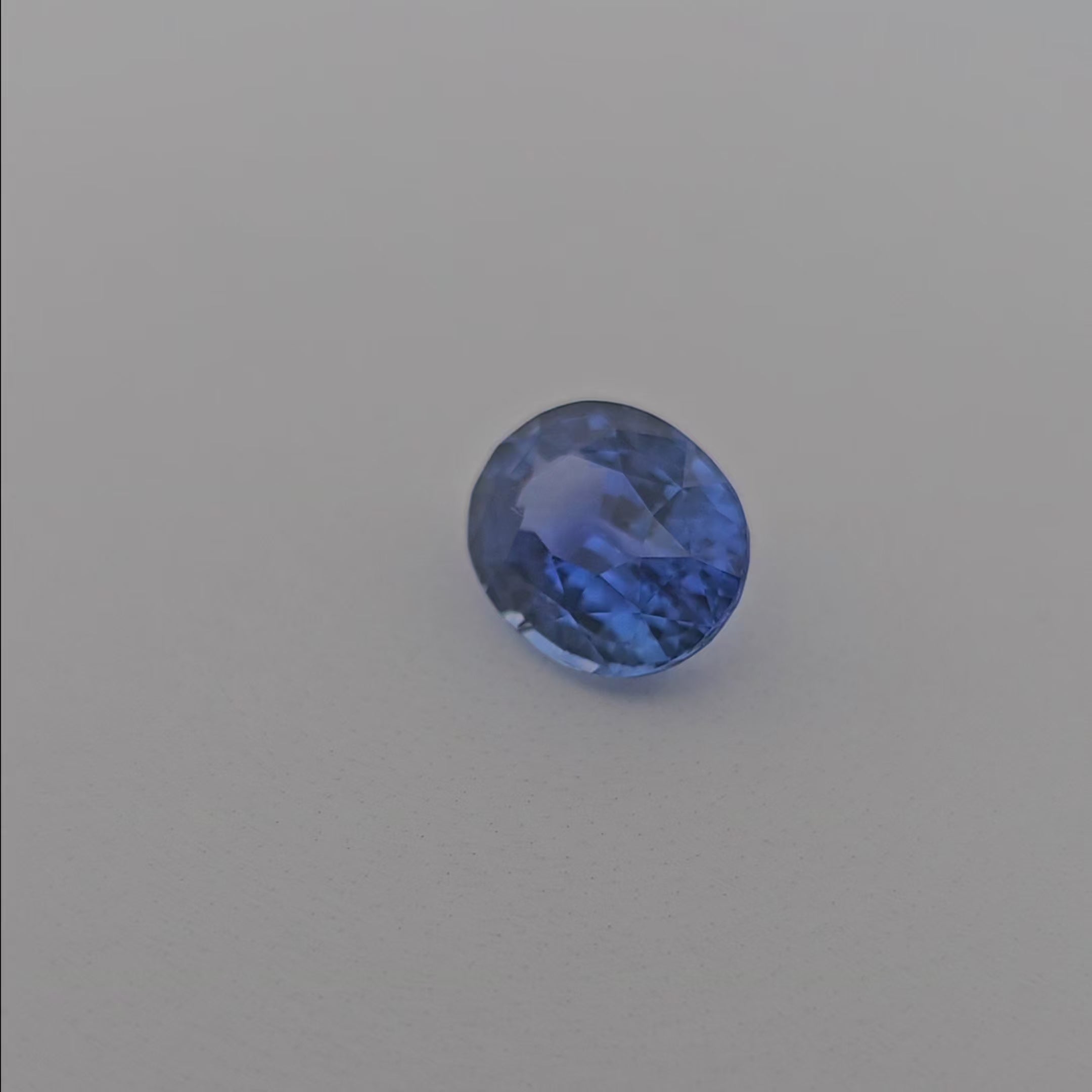 Natural Blue Sapphire Stone 5.74 Carats Oval Cut
