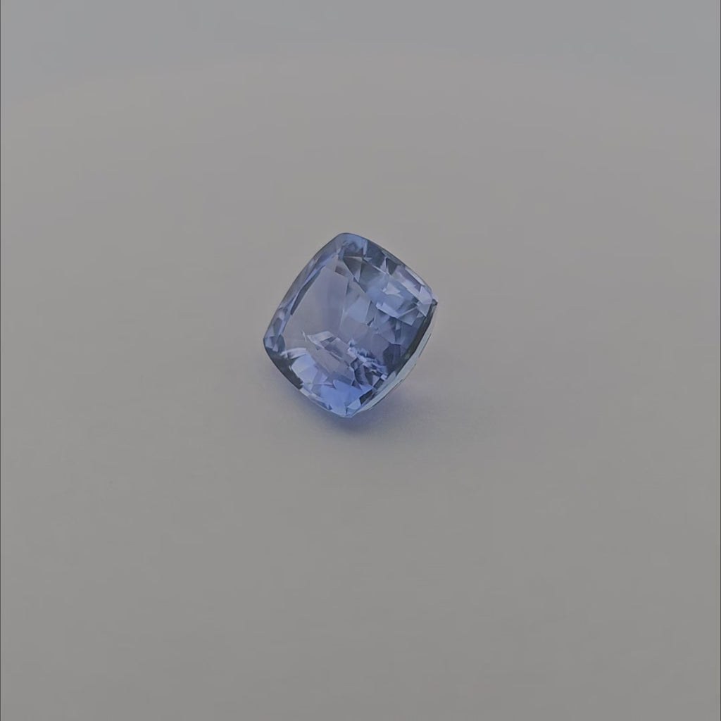 Natural Blue Sapphire Stone 5.17 Carats Cushion Cut