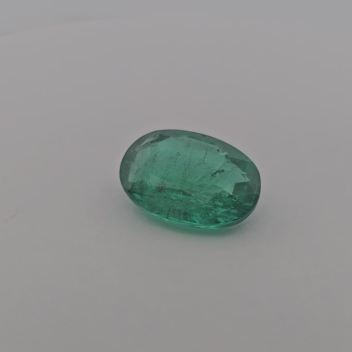 Natural Zambian Emerald Stone 5.38 Carats Oval Cut