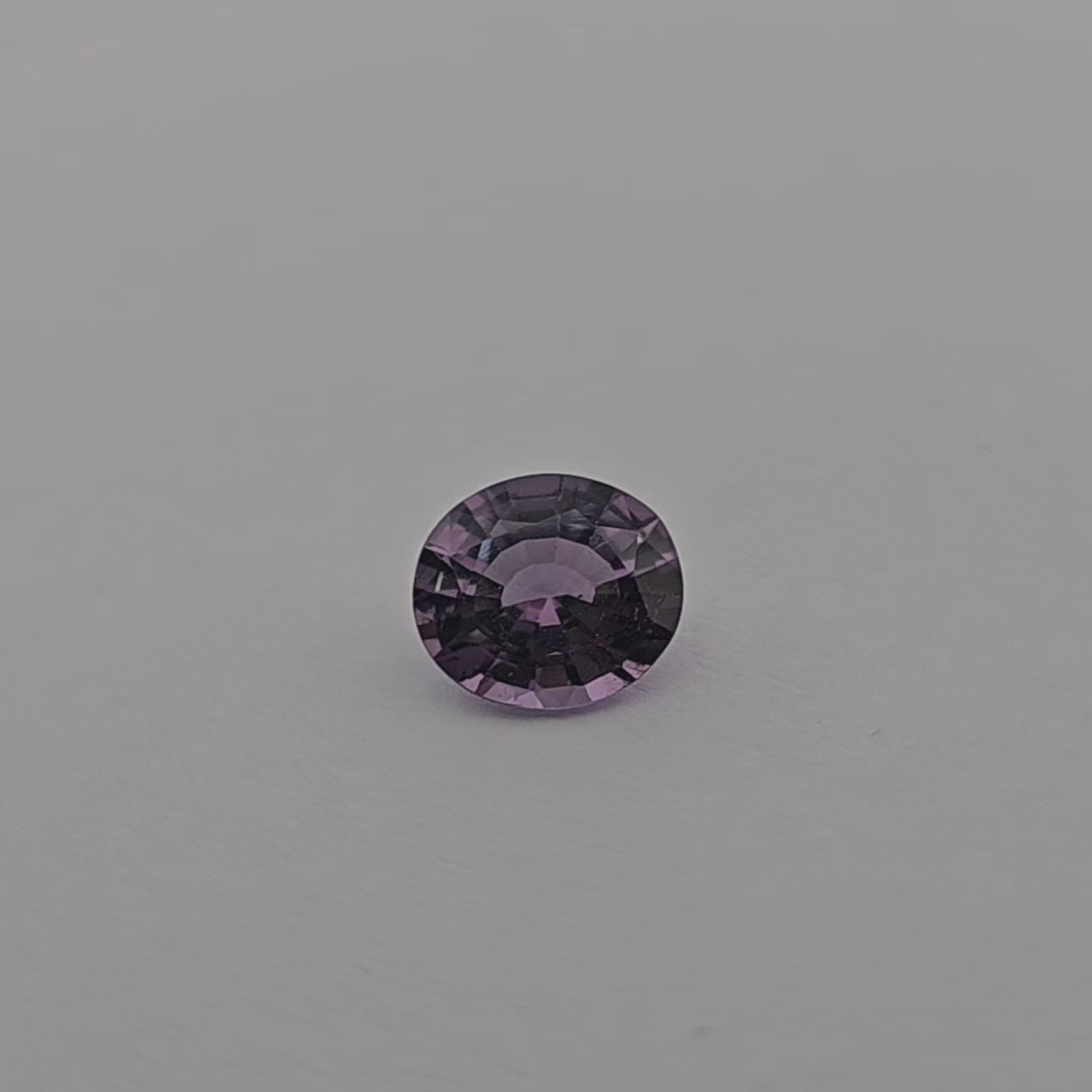 Natural Purple Spinel Stone 1.88 Carats Oval Cut (8.5 x 7.5 mm)