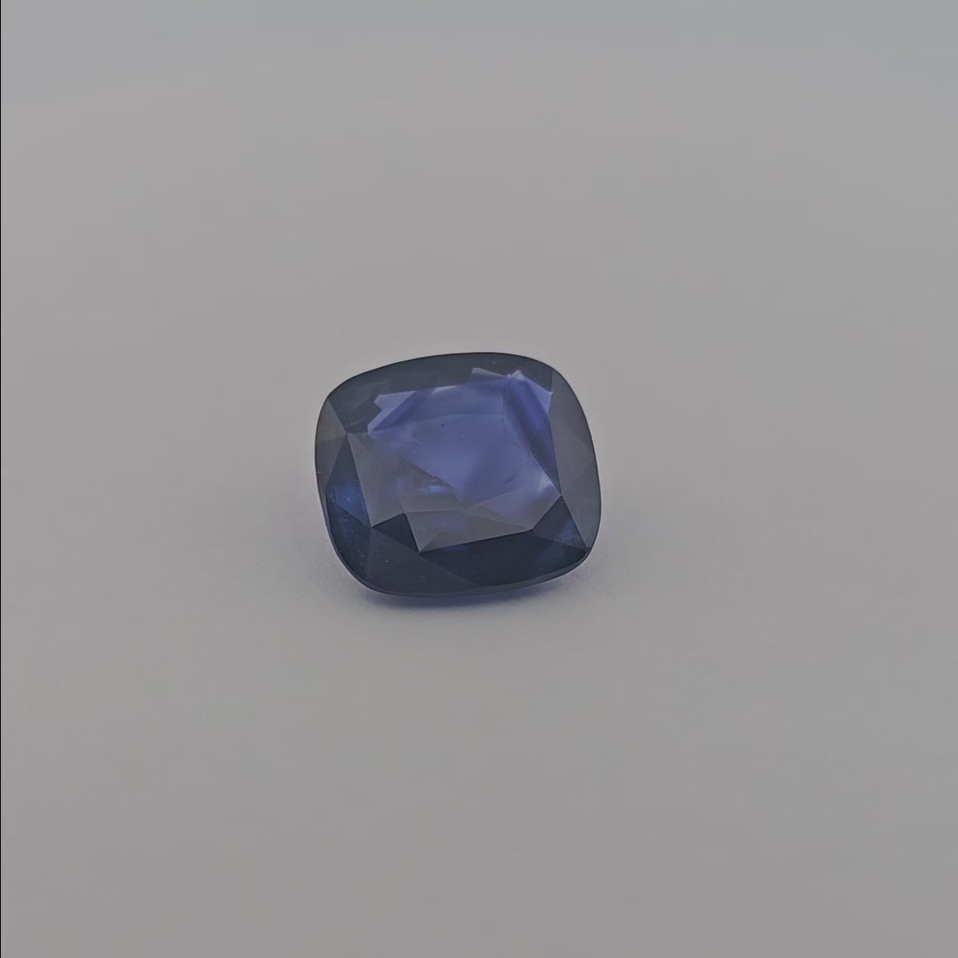 Natural Blue Sapphire Stone 4.12 Carats Cushion Shape