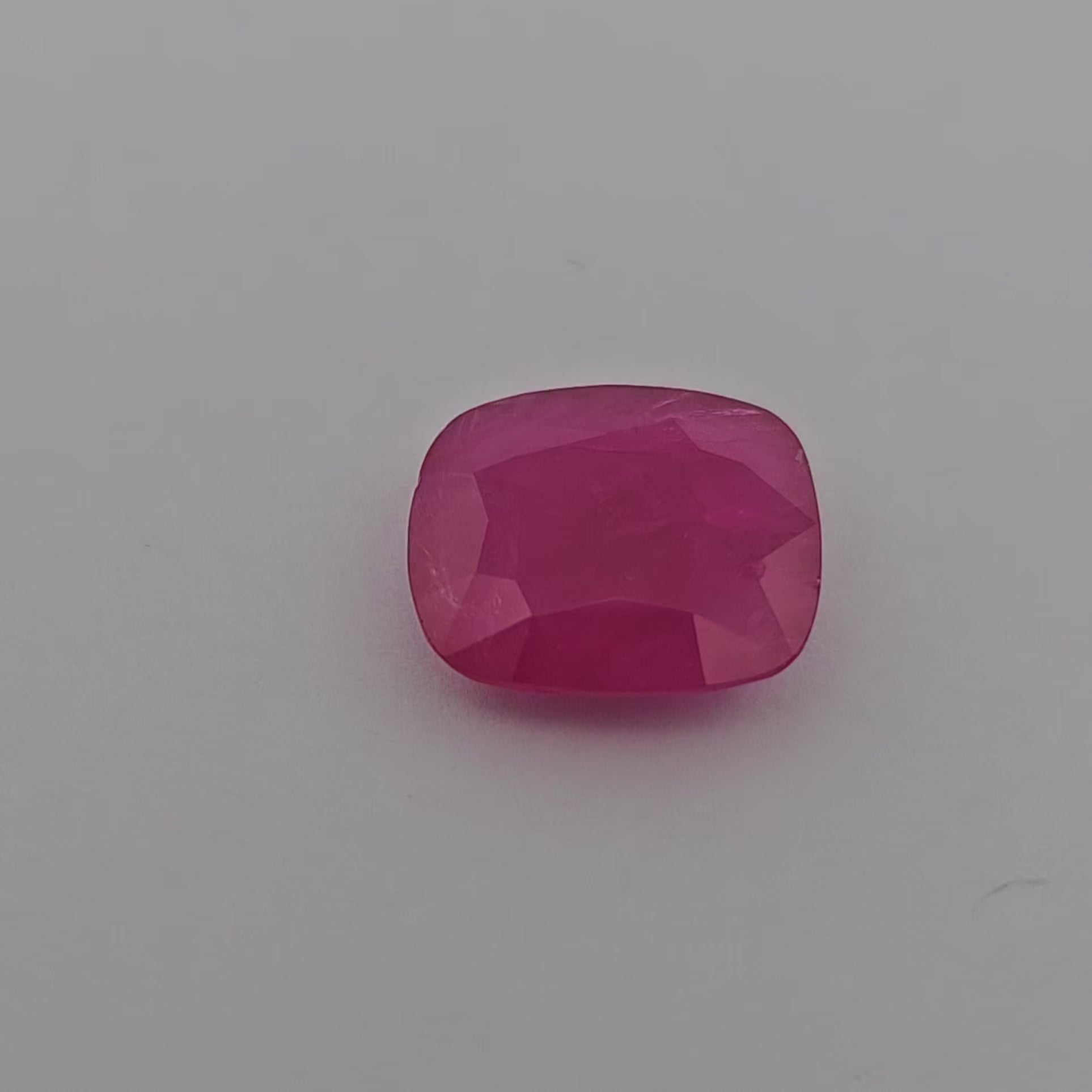 Natural Burmese Ruby Manik Stone 5.37 Carats Cushion Cut