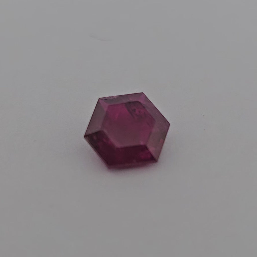 Natural Mozambique Ruby Manik Stone 1.53 Carats Hexagon Shape