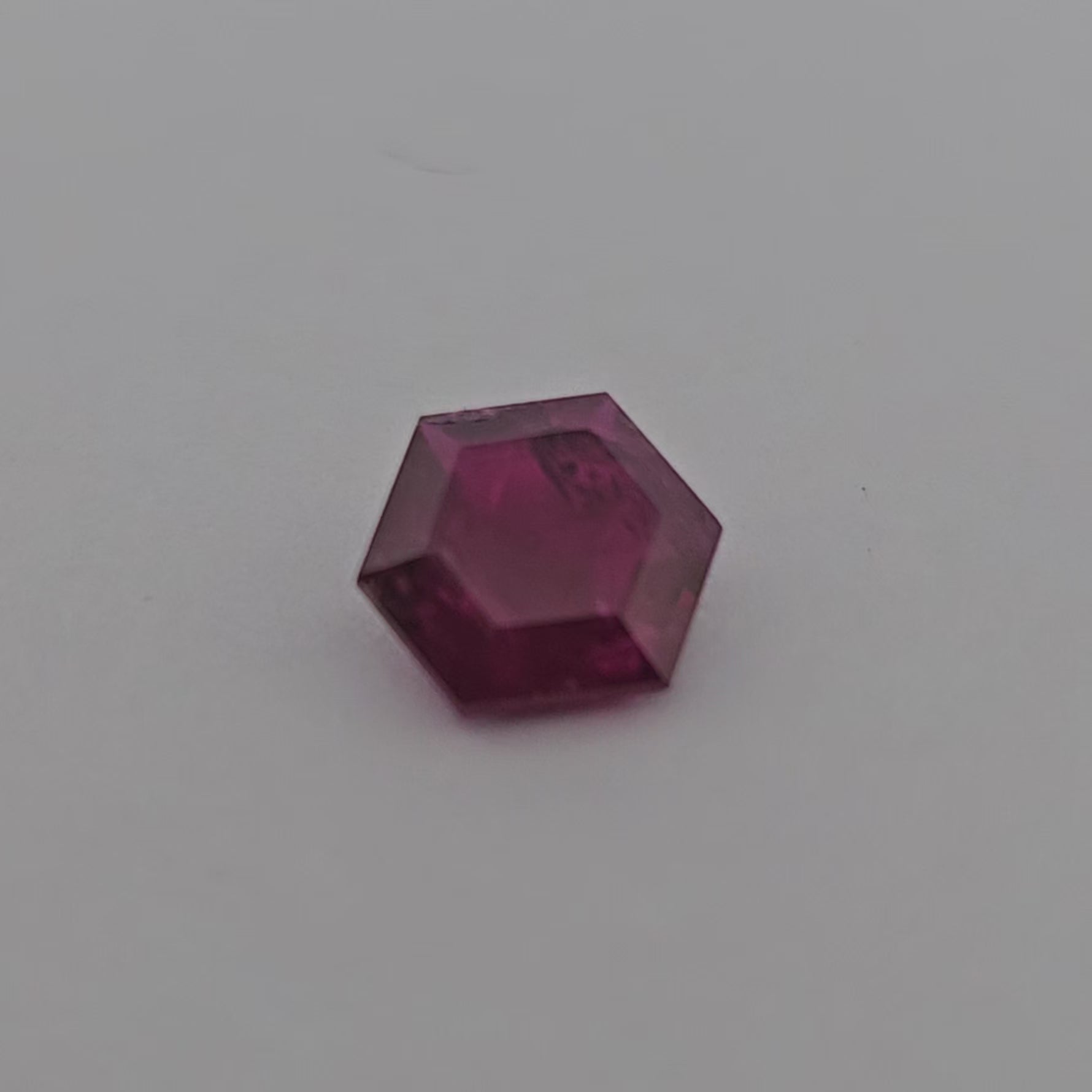 Natural Mozambique Ruby Manik Stone 1.53 Carats Hexagon Shape