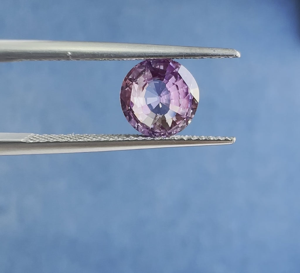 Pink Sapphire Stone Srilanka Round 2.09 Carats 7.5MM