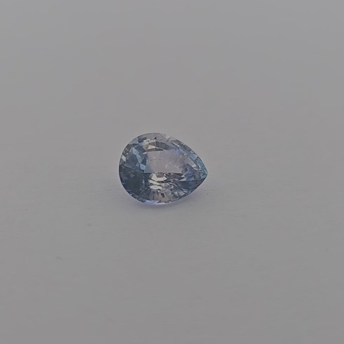 shop Natural Blue Sapphire Stone 1.24 Carats Pear Light Blue 7.5 x 6 mm