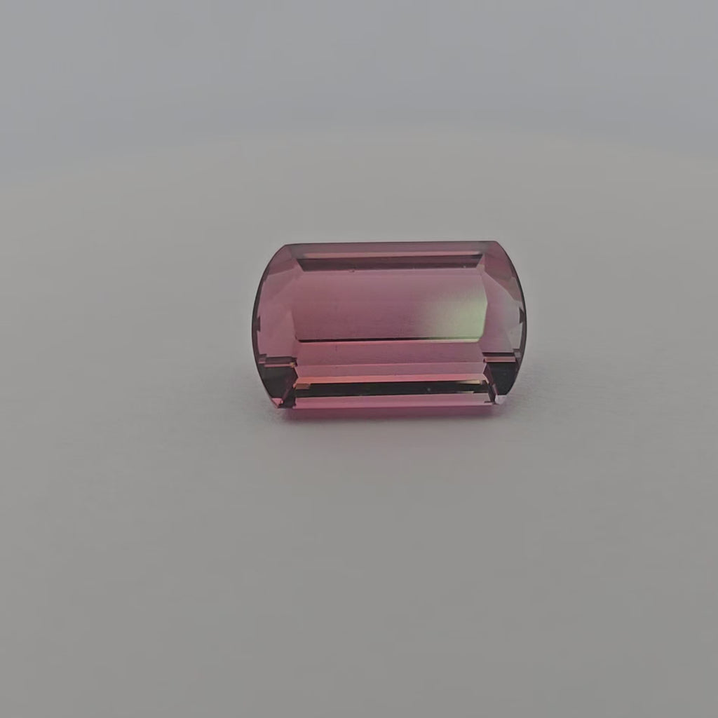 loose Natural Pink Tourmaline Stone 9.41 Carats Fancy Cut (15.1 x 9.5  mm)