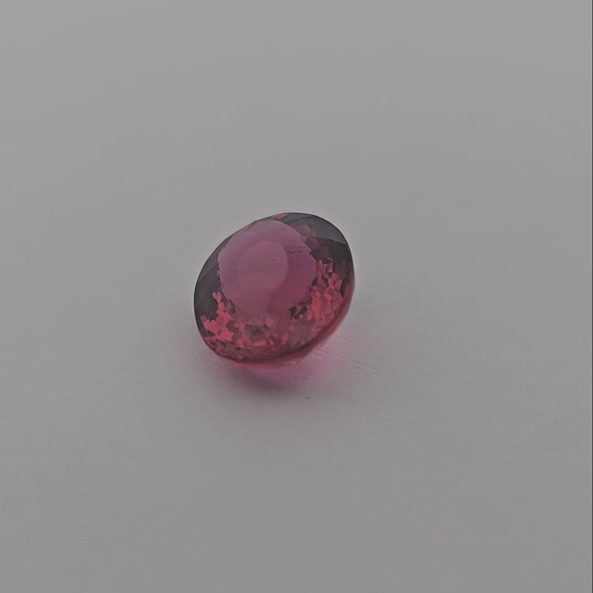 Natural Pink Tourmaline Stone 4.05 Carats Oval Shape (11.4 x 9.5 mm)