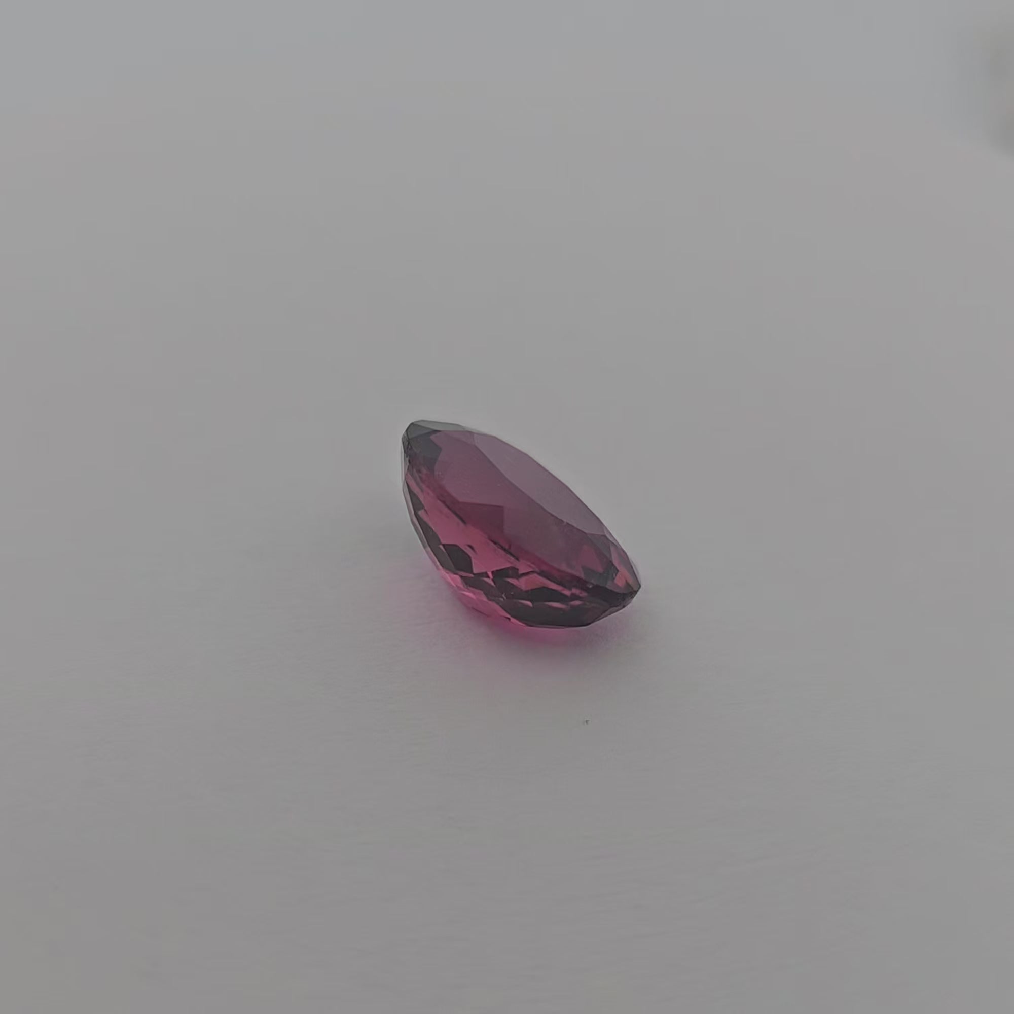 loose Natural Pink Tourmaline Stone 5.12 Carats Oval Shape (12.1 x 10.1  mm)