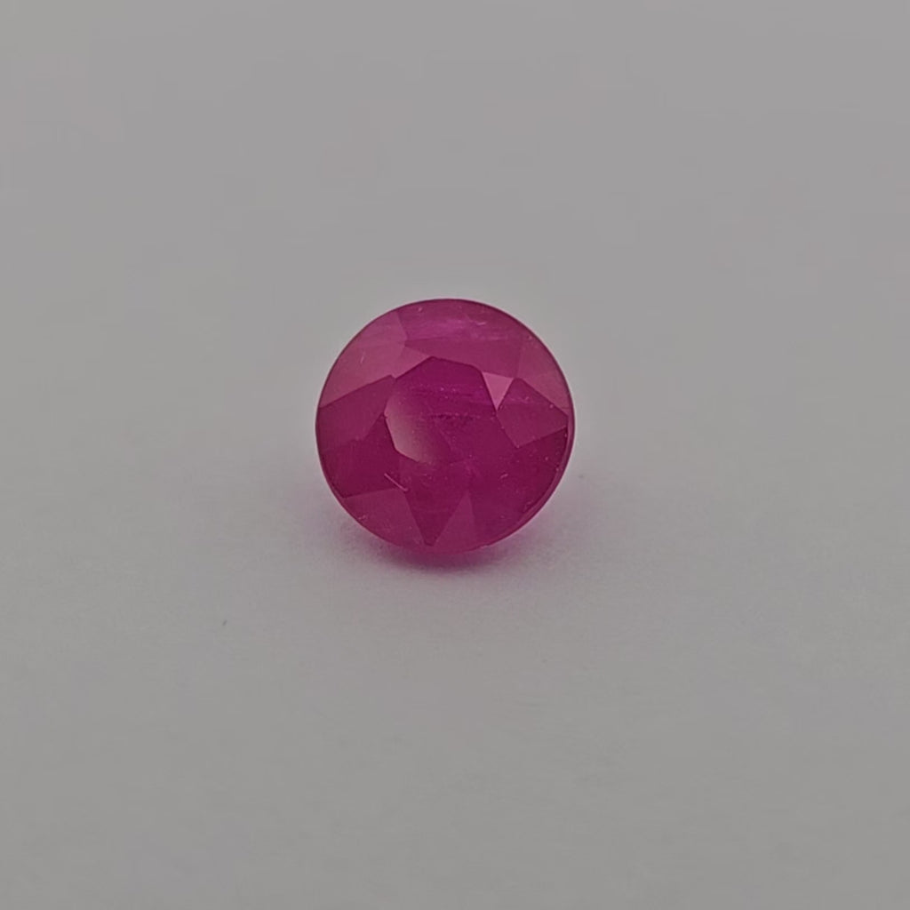 Natural Mozambique Ruby Manik Stone 1.78 Carats Round Shape