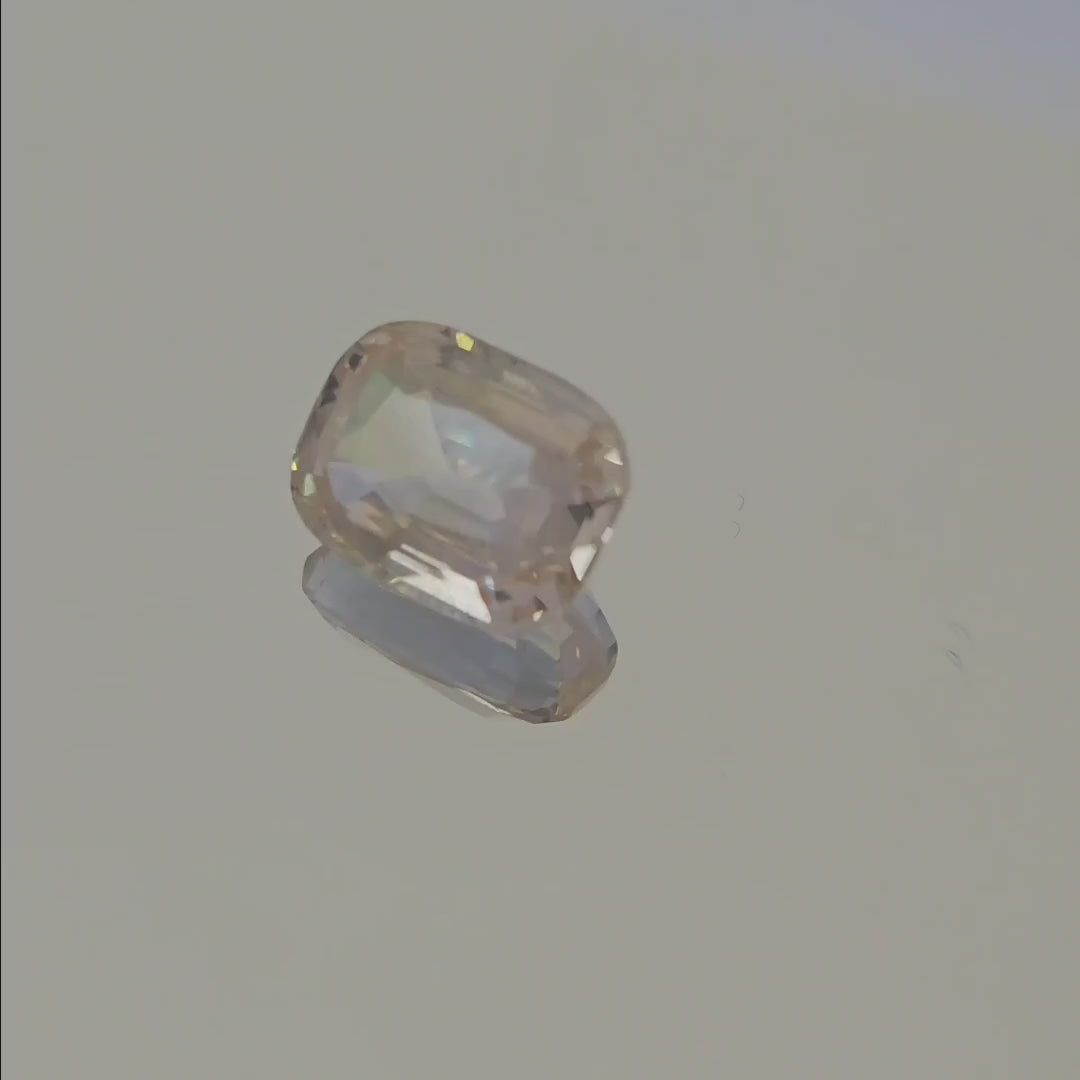 Natural Yellow Sapphire Stone Cushion 4.05 Carats