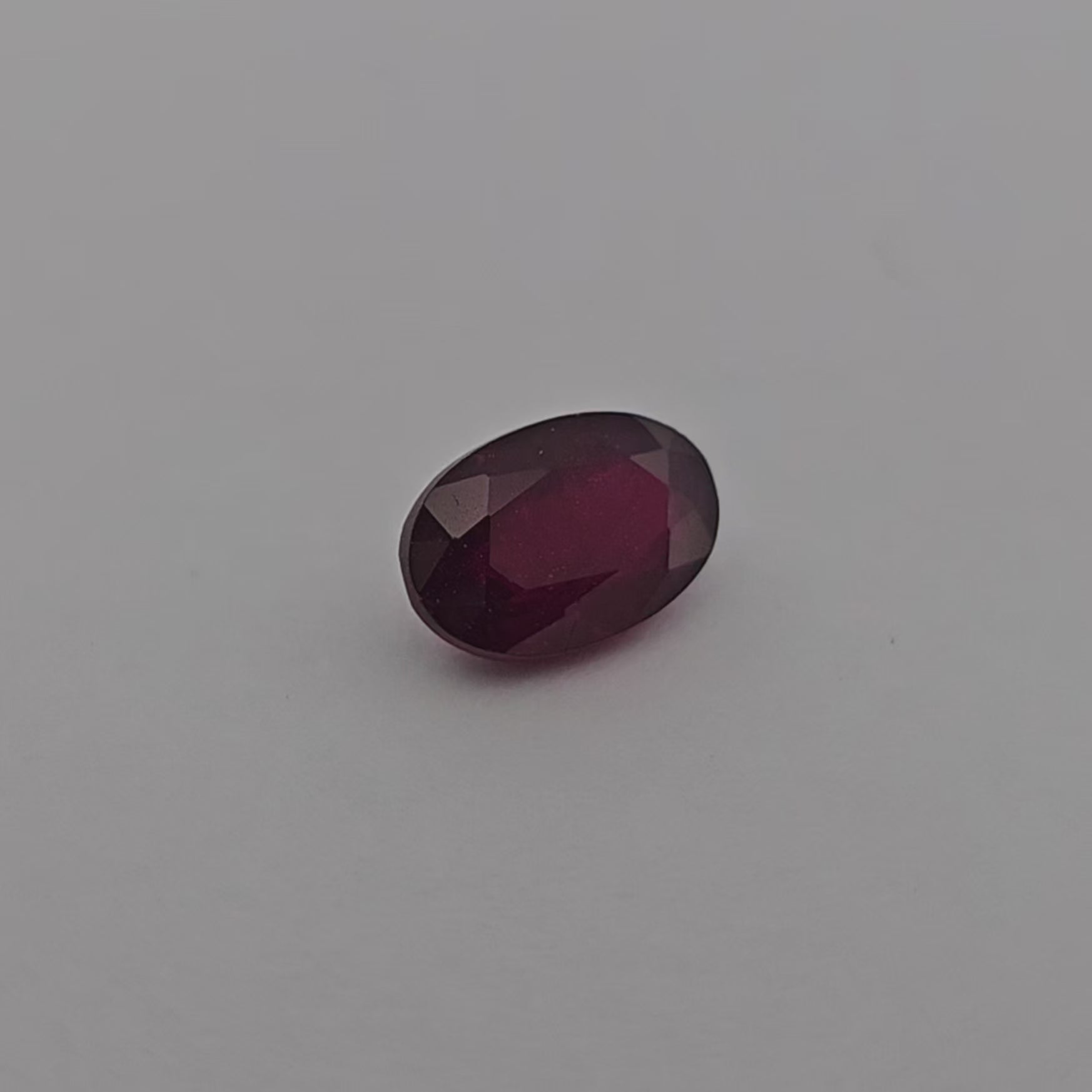Natural Mozambique Ruby Manik Stone 1.96 Carats Oval Shape