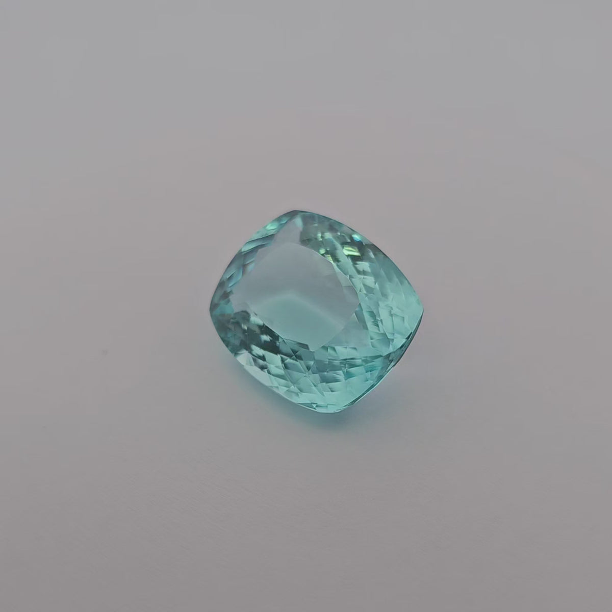 Natural Aquamarine Stone 26.90 Carats Cushion Cut (22 x 17.6 mm)