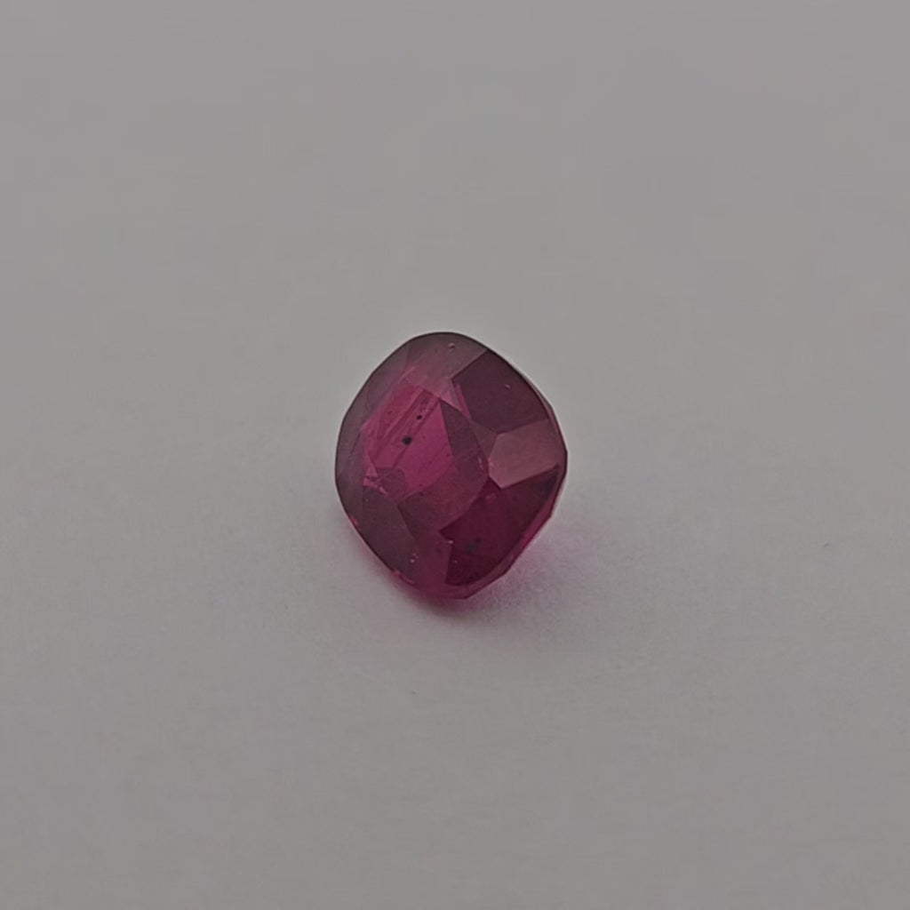 Natural Mozambique Ruby Manik Stone 1.47 Carats Cushion Shape
