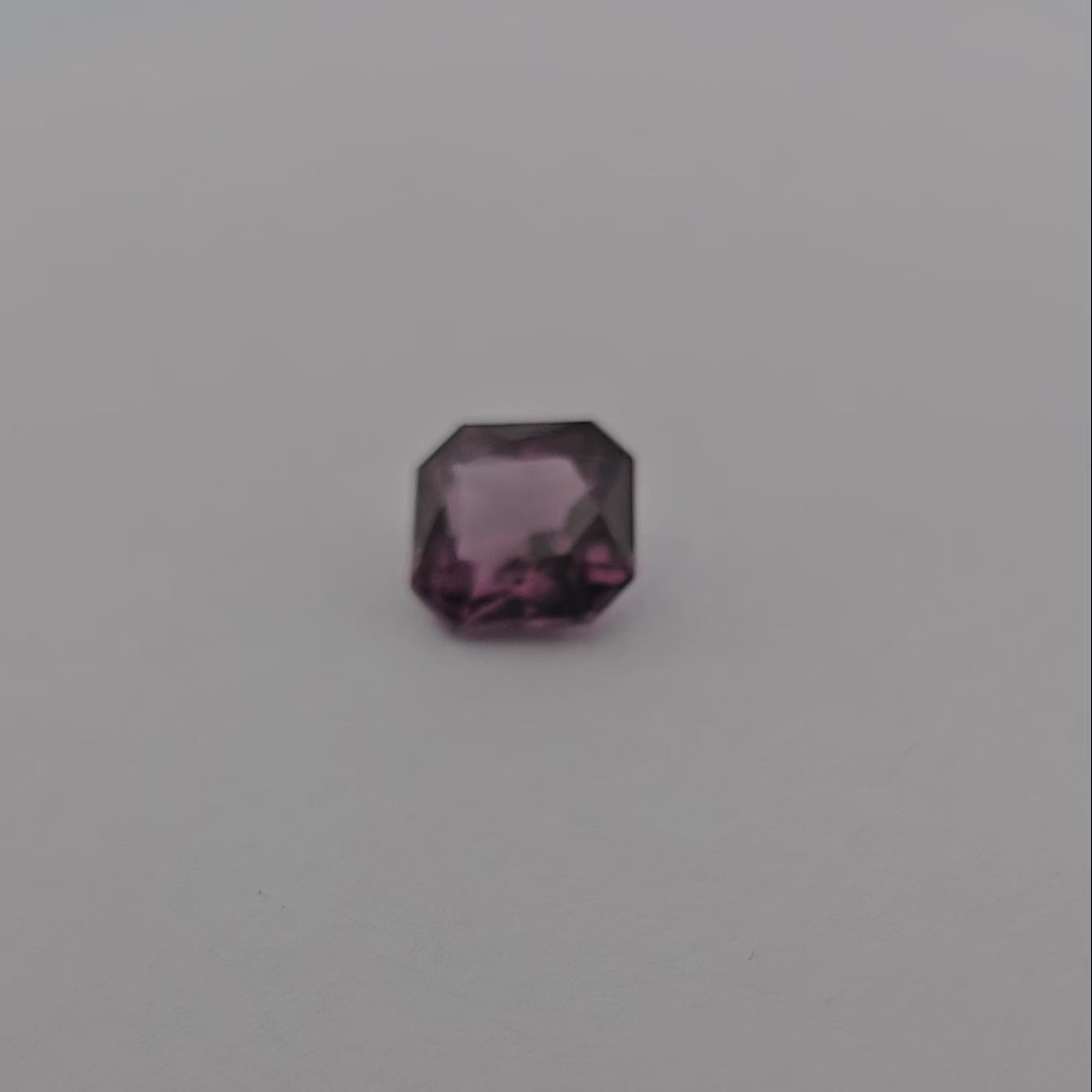 loose Natural Pink Spinel Stone 1.90 Carats Asscher Cut (7.1 mm)