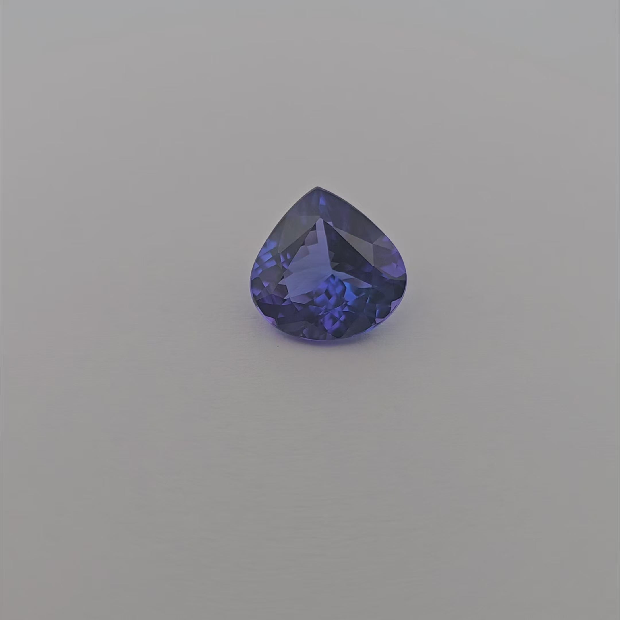 Natural Blue Tanzanite Stone 6.02 Carats Heart Cut (12 mm)