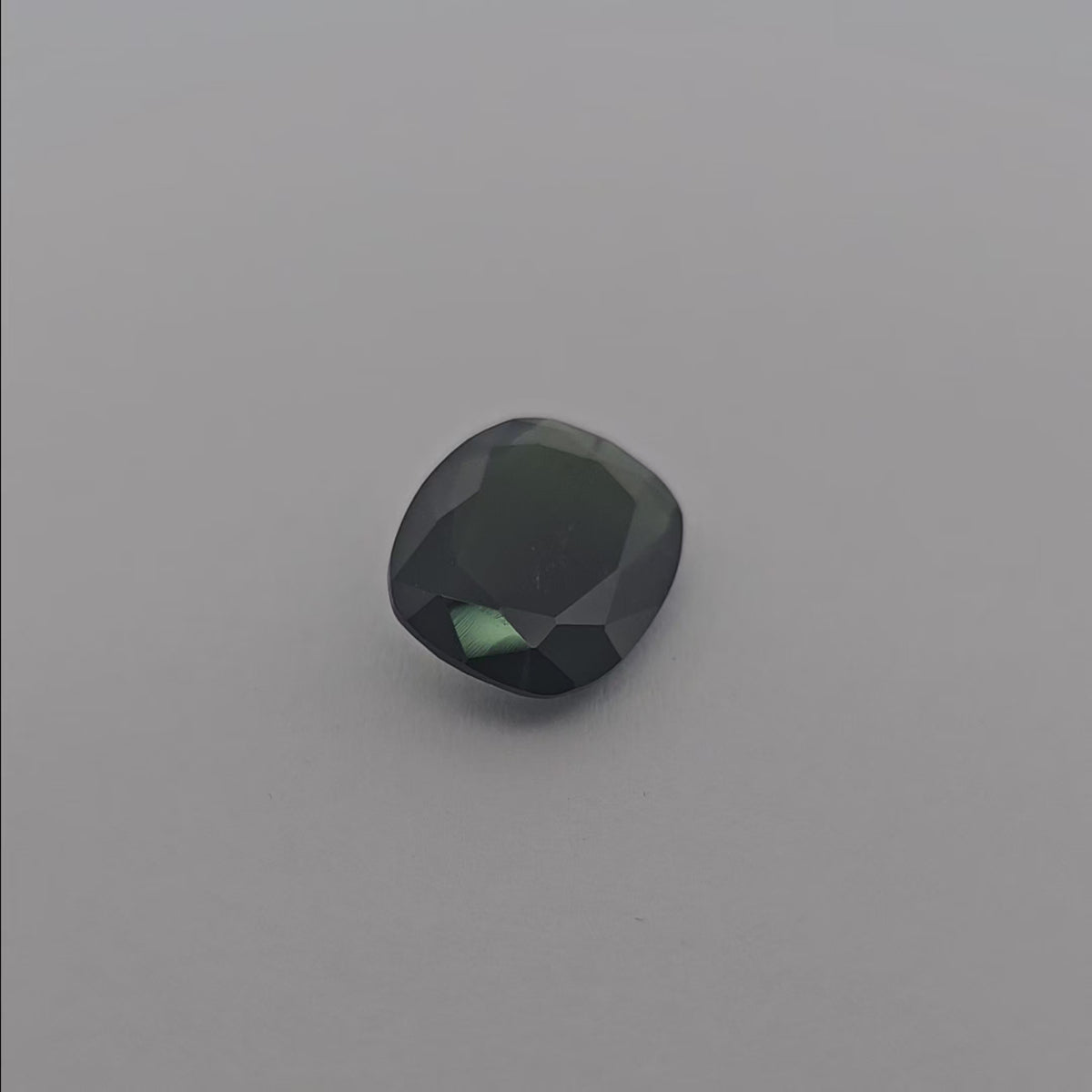 Natural Green Tourmaline Stone 5.6 Carats Cushion Cut (14x11  mm)