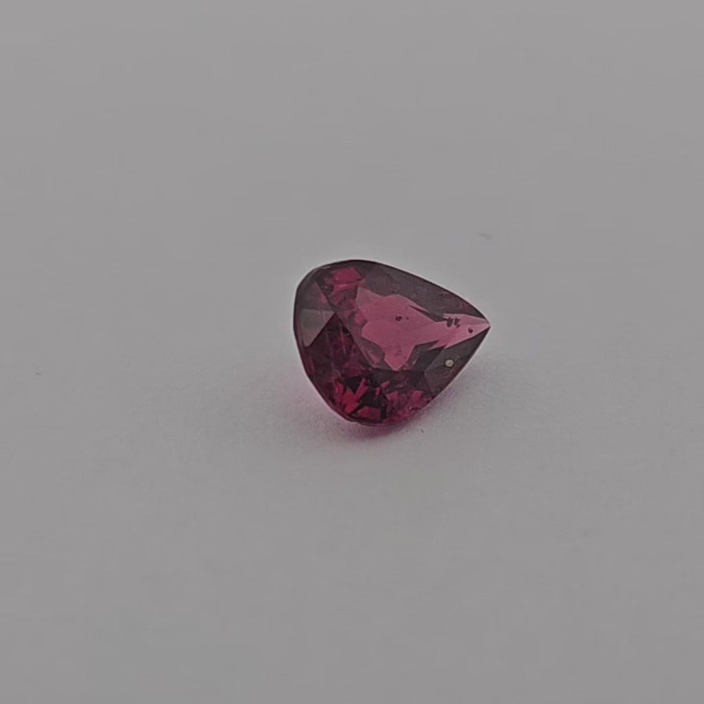 Natural Mozambique Ruby Manik Stone 1.0 Carats Pear Cut