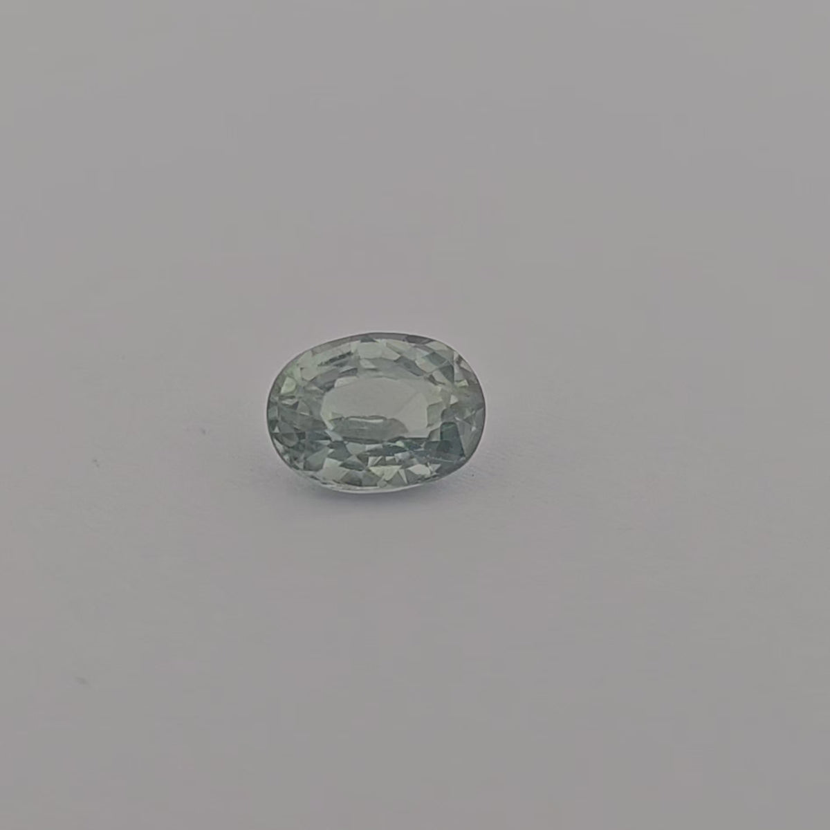 Natural Green Sapphire Stone 1.88 Carats Oval Green 8 x 6 mm